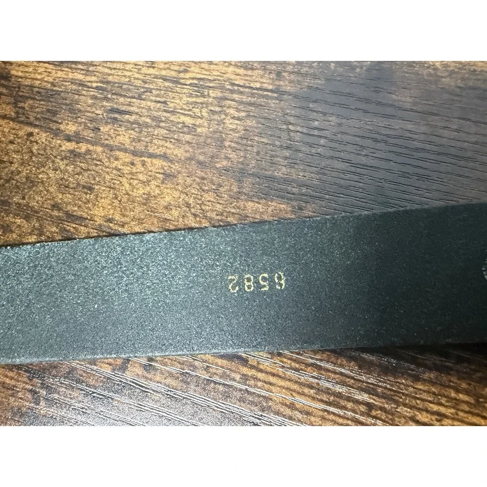 Boston Leather Off-Duty Belt 1.5 inch Wide Black  Size 36 USA Made Men's Belt